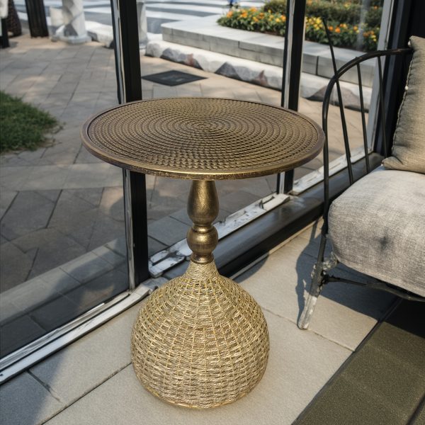 product-algo_check-auto-c3a6a2dfecad7fd2b5dd4238e0dfab1d_1759042731534 Handcrafted Wicker Iron Artistic Water Grass Rope Braided Tea Table Side Table Flower Rack Living Room Sofa Side Table Study Room Balcony Inn Outdoor Coffee House Bar, Garden Patio Bedroom Decoration