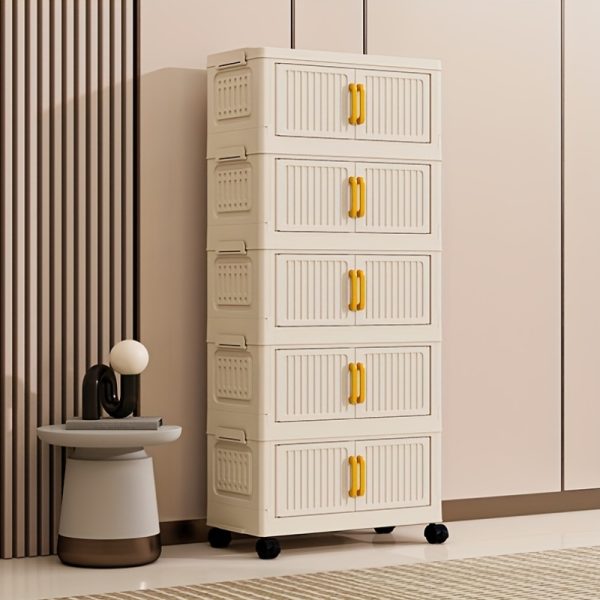 product-algo_check-auto-e6e4c14107251b3bc98ad3b5caaa12e7_1760533115761 加厚大容量多层塑料折叠储物柜 重型落地式整理柜 顺滑滑轮 家用办公室厨房浴室 节省空间易组装