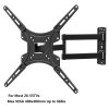 [Dreamsmith TV Wall Mount] Dreamsmith Full Motion TV Wall Mount Bracket | 40-86 Inch, Dual Articulating Arms, Swivel & Tilt, 132 lbs Capacity, Max VESA 600x400mm, Fits 12" & 16" Wood Studs for Home Theater & Media Room, Versatile Furniture Bracket, Modern Home Decor, Durable Construction, Home Theater System