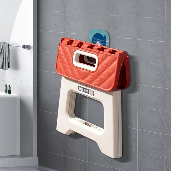 加大尺寸家用折叠阶梯凳 - (1个装) 防滑表面阶梯凳，多种尺寸可选，承重量至310磅 - 坚固轻便ABS塑料折叠阶梯凳，适用于厨房、卧室、浴室和客厅