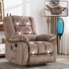 product-fancy-0dfb038f-bca7-4cb4-b381-bb993987e71e Oversized Manual Massage Recliner Chair for Elderly & Adults, Heavy Duty Fabric Living Room Sofa with Heat, Vibration, USB Port, Remote Control, and Thickened Padded Seat