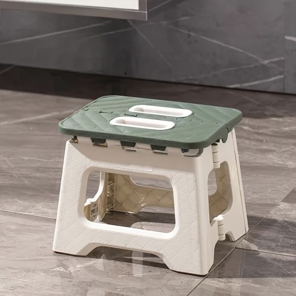 加大尺寸家用折叠阶梯凳 - (1个装) 防滑表面阶梯凳，多种尺寸可选，承重量至310磅 - 坚固轻便ABS塑料折叠阶梯凳，适用于厨房、卧室、浴室和客厅