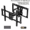 [Dreamsmith TV Wall Mount] Dreamsmith Full Motion TV Wall Mount Bracket | 40-86 Inch, Dual Articulating Arms, Swivel & Tilt, 132 lbs Capacity, Max VESA 600x400mm, Fits 12" & 16" Wood Studs for Home Theater & Media Room, Versatile Furniture Bracket, Modern Home Decor, Durable Construction, Home Theater System