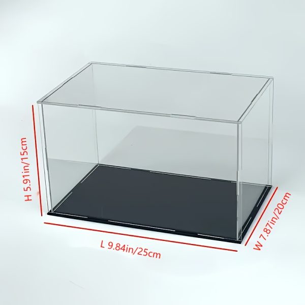 [Acrylic Display Case] Acrylic Display Case - Clear Dustproof Showcase - Multiple Sizes Available - Contemporary Style - No Power Needed - Toy Storage Box - Modern Display Case - Transparent Material - Toy Storage Box