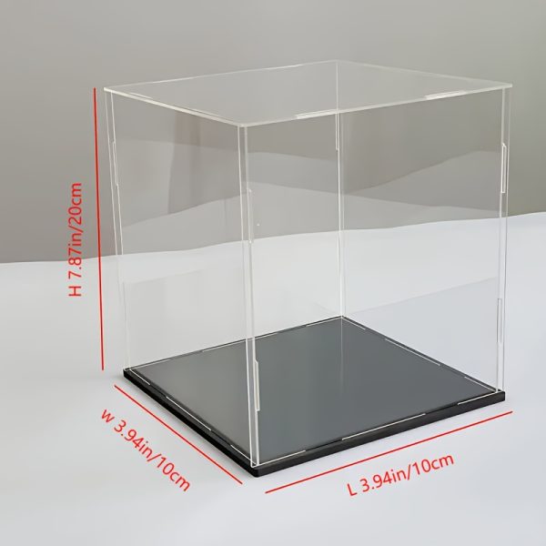 [Acrylic Display Case] Acrylic Display Case - Clear Dustproof Showcase - Multiple Sizes Available - Contemporary Style - No Power Needed - Toy Storage Box - Modern Display Case - Transparent Material - Toy Storage Box