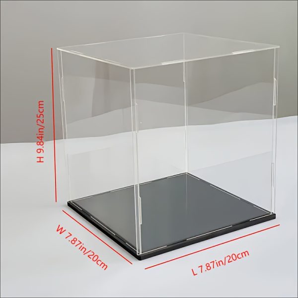 [Acrylic Display Case] Acrylic Display Case - Clear Dustproof Showcase - Multiple Sizes Available - Contemporary Style - No Power Needed - Toy Storage Box - Modern Display Case - Transparent Material - Toy Storage Box