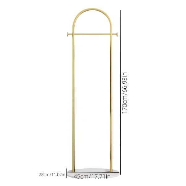 大理石家用衣架落地卧室简易衣架挂衣架子网红衣帽架置物衣服挂架