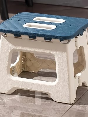 加大尺寸家用折叠阶梯凳 - (1个装) 防滑表面阶梯凳，多种尺寸可选，承重量至310磅 - 坚固轻便ABS塑料折叠阶梯凳，适用于厨房、卧室、浴室和客厅