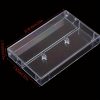 3/5/8/10pcs Blank Cassette Tape Storage Box, Durable PS Material, Transparent Audio Tape Organizer, Dustproof Cassette Case