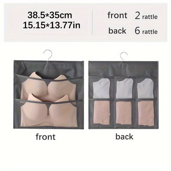 文胸收纳包，旅行收纳包、衣物保护袋，内衣收纳挂袋内裤收纳挂袋布艺寝室整理神器宿舍衣服袜子袋墙上悬挂式