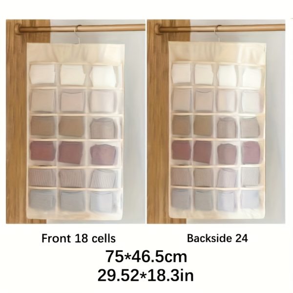 文胸收纳包，旅行收纳包、衣物保护袋，内衣收纳挂袋内裤收纳挂袋布艺寝室整理神器宿舍衣服袜子袋墙上悬挂式