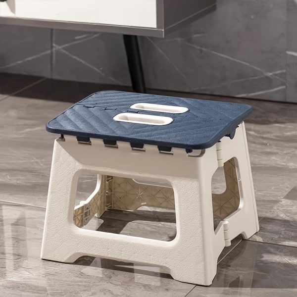 加大尺寸家用折叠阶梯凳 - (1个装) 防滑表面阶梯凳，多种尺寸可选，承重量至310磅 - 坚固轻便ABS塑料折叠阶梯凳，适用于厨房、卧室、浴室和客厅