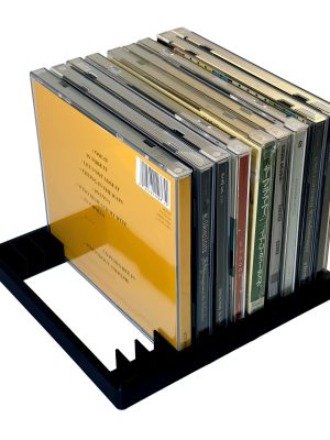 CD Storage Compartment, Storage Box, Storage Rack, DVD Storage Box, Disc Storage, Record Display Rack, Record Storage, HIFI CD Holder, Desktop Minimalist CD Storage Stand with 12 Slots, Star Record Storage Stand, Creative CD Holder, CD Shelf