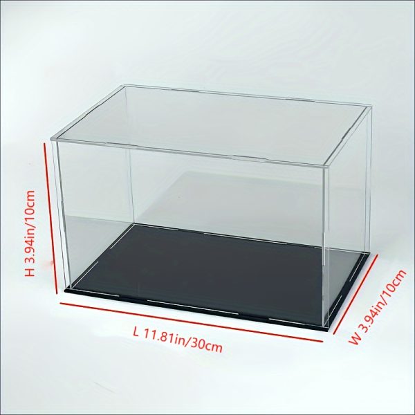 [Acrylic Display Case] Acrylic Display Case - Clear Dustproof Showcase - Multiple Sizes Available - Contemporary Style - No Power Needed - Toy Storage Box - Modern Display Case - Transparent Material - Toy Storage Box