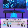 product-fancy-8bb8e89d-2d5d-4e2b-af13-0b9c033bfcc2 Mr IRONSTONE 51 Inch L-Shaped Gaming Desk with Display Stand-like Top (Compatible with PC/Laptop/Tablet) - Heavy-Duty Metal Frame & X-Legs, Easy Assembly Computer Table for Home Office, Esports Setup, Corner Desk, No Wood, Black (Game