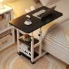 A Versatile And Portable Computer Desk Suitable for Home Use, Including Bedrooms And Living Rooms. This Easy And Adjustable Writing Desk Is Ideal for Students, Featuring 360-Degree Rotating Wheels, Making It a Great Birthday Present