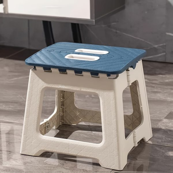 加大尺寸家用折叠阶梯凳 - (1个装) 防滑表面阶梯凳，多种尺寸可选，承重量至310磅 - 坚固轻便ABS塑料折叠阶梯凳，适用于厨房、卧室、浴室和客厅