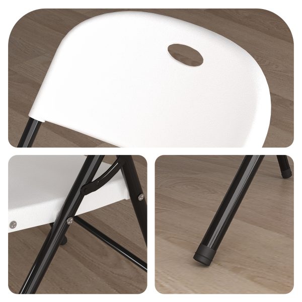 product-fancy-a5f4f60b-0ca9-41b0-9ba1-90925f5fc1da 4, 6, 8, 10 PACK Reinforced Steel Folding Chairs, Weight Limit 650 Lbs., Suitable For Indoor And Outdoor Events, Parties, Dinners