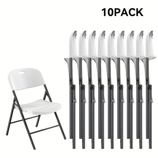 product-fancy-a6309fbb-ed70-4a68-9909-a539a676fd9d 4, 6, 8, 10 PACK Reinforced Steel Folding Chairs, Weight Limit 650 Lbs., Suitable For Indoor And Outdoor Events, Parties, Dinners