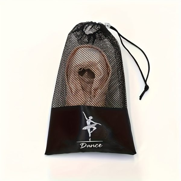 Ballet Dance Travel Shoe Bags - Ballet Dance Shoe Organizer with Mesh and Velvet Pockets for Christmas trip and Dance Class, Hanging Shoe Organizers