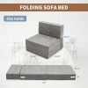 product-fancy-afbbd1db-43f4-4265-b823-6d431e7738a6 LILYPELLE Tri-Fold Sponge Mattress, Portable Folding Mattress, Convertible Chair Floor Sofa and Sleeping Mattress, Suitable for Floor, Camping, 63"×25.6"×6