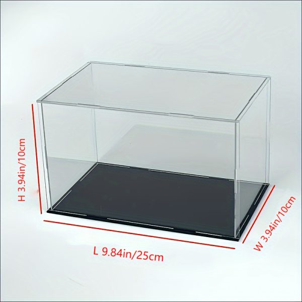 [Acrylic Display Case] Acrylic Display Case - Clear Dustproof Showcase - Multiple Sizes Available - Contemporary Style - No Power Needed - Toy Storage Box - Modern Display Case - Transparent Material - Toy Storage Box