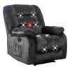 product-fancy-c555b1f4-cd91-4d1e-a212-c304d917f473 Oversized Manual Massage Recliner Chair for Elderly & Adults, Heavy Duty Fabric Living Room Sofa with Heat, Vibration, USB Port, Remote Control, and Thickened Padded Seat