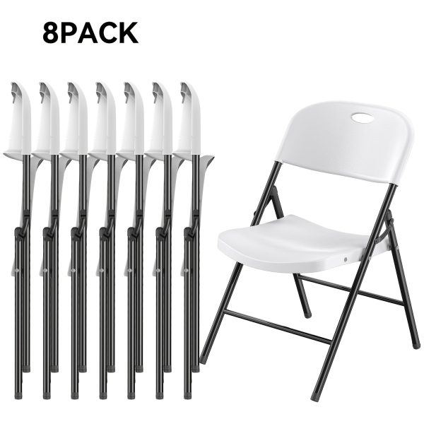 product-fancy-d02544b0-7b6b-4018-9927-701b8ecb8e71 4, 6, 8, 10 PACK Reinforced Steel Folding Chairs, Weight Limit 650 Lbs., Suitable For Indoor And Outdoor Events, Parties, Dinners
