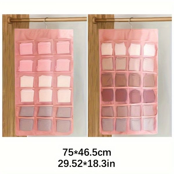 文胸收纳包，旅行收纳包、衣物保护袋，内衣收纳挂袋内裤收纳挂袋布艺寝室整理神器宿舍衣服袜子袋墙上悬挂式