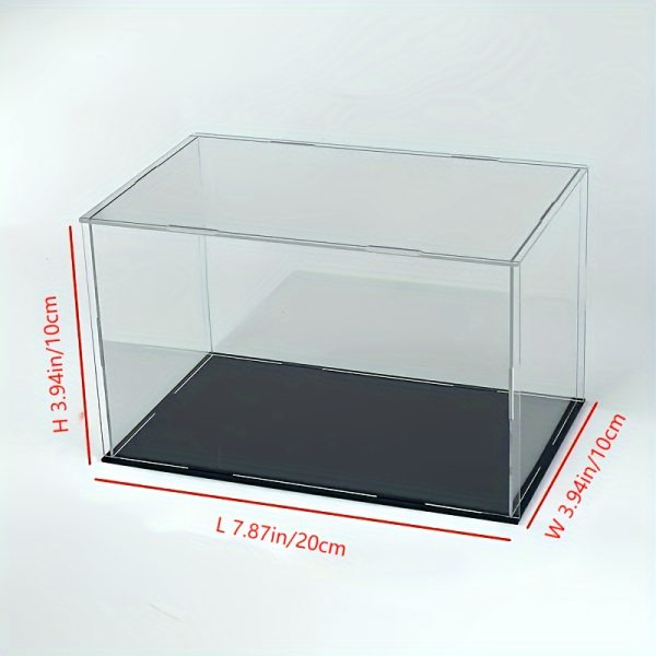 [Acrylic Display Case] Acrylic Display Case - Clear Dustproof Showcase - Multiple Sizes Available - Contemporary Style - No Power Needed - Toy Storage Box - Modern Display Case - Transparent Material - Toy Storage Box