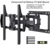 [Dreamsmith TV Wall Mount] Dreamsmith Full Motion TV Wall Mount Bracket | 40-86 Inch, Dual Articulating Arms, Swivel & Tilt, 132 lbs Capacity, Max VESA 600x400mm, Fits 12" & 16" Wood Studs for Home Theater & Media Room, Versatile Furniture Bracket, Modern Home Decor, Durable Construction, Home Theater System