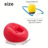 One Large Bean Bag Chair, Inflatable Lounge Chair, Soft And Comfy, Perfect for Outdoor Use, a Relaxed Seating Option, Tatami-Style Chair, Sofa Cover, Lazy Sofa, Round Single Sofa Ideal for Living Rooms, Office Breaks, And Outdoor Picnics Or Camping.