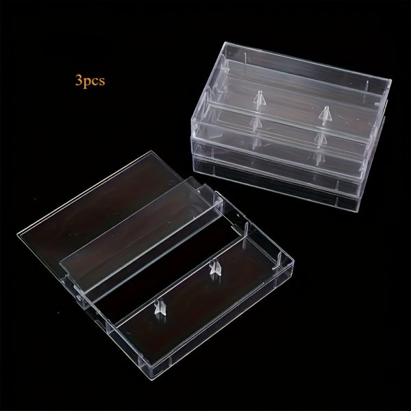 3/5/8/10pcs Blank Cassette Tape Storage Box, Durable PS Material, Transparent Audio Tape Organizer, Dustproof Cassette Case