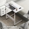 A Versatile And Portable Computer Desk Suitable for Home Use, Including Bedrooms And Living Rooms. This Easy And Adjustable Writing Desk Is Ideal for Students, Featuring 360-Degree Rotating Wheels, Making It a Great Birthday Present