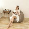 One Large Bean Bag Chair, Inflatable Lounge Chair, Soft And Comfy, Perfect for Outdoor Use, a Relaxed Seating Option, Tatami-Style Chair, Sofa Cover, Lazy Sofa, Round Single Sofa Ideal for Living Rooms, Office Breaks, And Outdoor Picnics Or Camping.