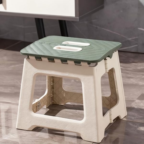 加大尺寸家用折叠阶梯凳 - (1个装) 防滑表面阶梯凳，多种尺寸可选，承重量至310磅 - 坚固轻便ABS塑料折叠阶梯凳，适用于厨房、卧室、浴室和客厅
