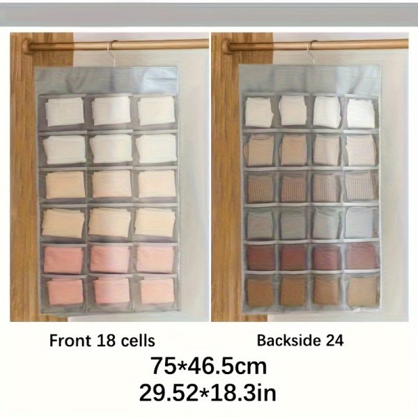 文胸收纳包，旅行收纳包、衣物保护袋，内衣收纳挂袋内裤收纳挂袋布艺寝室整理神器宿舍衣服袜子袋墙上悬挂式