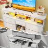 product-fancyalgo-toaster-api-toaster-processor-image-cm2in-c06b123c-ffa8-11ef-9787-0a580a66d8f5 TV Stand Dresser, Closet Organization Systems, Media Console Table with 5 Drawers, Power Outlets and LED Lights, for 50 Inch Television, Storage & Home Organization