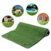 product-open-0091f9e11e9a448bbb47be45dceede17-goods 3x32 FT Commercial Grade Synthetic Grass Mat, 0.6in Height, for Outdoor Garden, Balcony, and Pet Areas, Friendly with Drainage Holes, Realistic Look