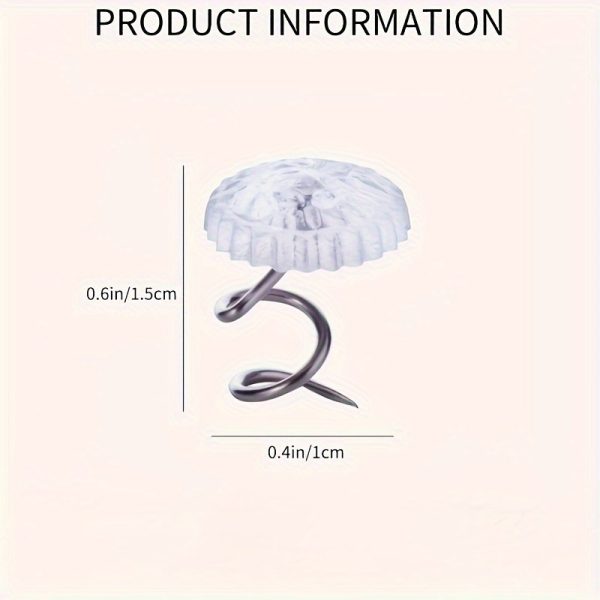 [100pcs Invisible Fasteners] 100pcs Anti-Slip, Durable Invisible Sofa Cushion Fasteners | Securely Fastening Sheets and Home Textiles, Easy to Use with Hidden Design