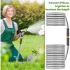 product-open-a570452b04444ef7b32398ac62f4e5de-goods Heavy Duty 100ft/ 50ft Stainless Steel Water Hose with 10 Function Nozzle - Pet Safe High Garden Water Hose, Car Wash Water Hose, No Need to Worry About Pressure, Bend or Stretch, Durable and Break Resistant, with Portable and Wrap-Free Design