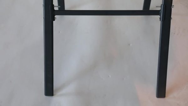 b-product-video-frame-img-096b04534f4b66a5b30804be5c549635f9716b79.temu_.000001 8/6pcs Patio Chairs, All Weather Textilene Fabric & Metal Frame, W/Armrests, Strenthened Iron Spacers, 330 LBS, Outdoor Chairs Set For Backyard, Poolside, Garden