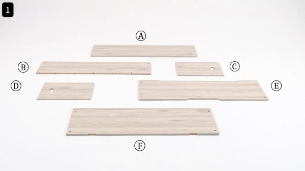 A Large Storage Desk Measuring 47.2 Inches, Featuring a Storage Box Equipped with Two Safety Gel Buffer Hinges. This Box Is Suitable for Use in The Living Room Or Bedroom, Can Support Up to 150 Pounds, Has Two U-Shaped Cutouts