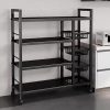 b-product-video-frame-img-c9c7e4768a6339a3b7ab1cba324cb0ac93327d41.temu_.000001 Office Storage And Organization Cart, 1pc Movable Storage Rack, Adjustable Kitchen Shelf with Wire Baskets, Kitchen Organizer And Storage, Metal Shelf Rack with Wheels, Suitable for Garage