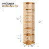 local-goods-image-1f14f501e28-9d61bb57-f733-4dca-a394-240852f89945_1600x1600 MoNiBloom 360 Degree Rotating Tall Bookshelf, 6 Tier Bookcase Corner Storage Organizer Display Shelf Rack Organizer for Home Office