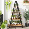 local-goods-image-1f193486f20-f0fbe729-edc3-4e6a-9535-c202d49ecbb6_1500x1500.jpeg.format 4-Tier Industrial Bookshelf with Metal Frame, Shelving, Flower Stand, Triangular Shape, Home Office and Living Room