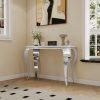 local-goods-image-1f23586f20-b70ab75d-b7a4-4760-96a8-8dde595362eb_2000x2000 47in Marble Console Table with S-Shape Stainless Steel Legs, Modern Rectangular Faux Marble Entry Table, Sofa Accent Table for Living Room, Entryway, Hallyway, Entrance