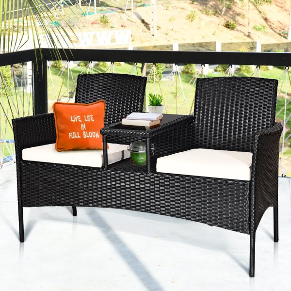 local-goods-image-1fad18c0c8-0ac48b0c-720b-44a1-8d3c-ce02fa83c2e5 COSTWAY Patio Rattan Conversation Set Seat Sofa Cushioned Loveseat Chairs Turquoise/Red/White