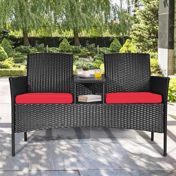 local-goods-image-1fad18c0c8-398a0cc7-5704-4c74-a9cb-0b9d3924a713 COSTWAY Patio Rattan Conversation Set Seat Sofa Cushioned Loveseat Chairs Turquoise/Red/White