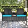 local-goods-image-1fad18c0c8-a9844a7e-138c-4565-adb4-060ea286e607 COSTWAY Patio Rattan Conversation Set Seat Sofa Cushioned Loveseat Chairs Turquoise/Red/White